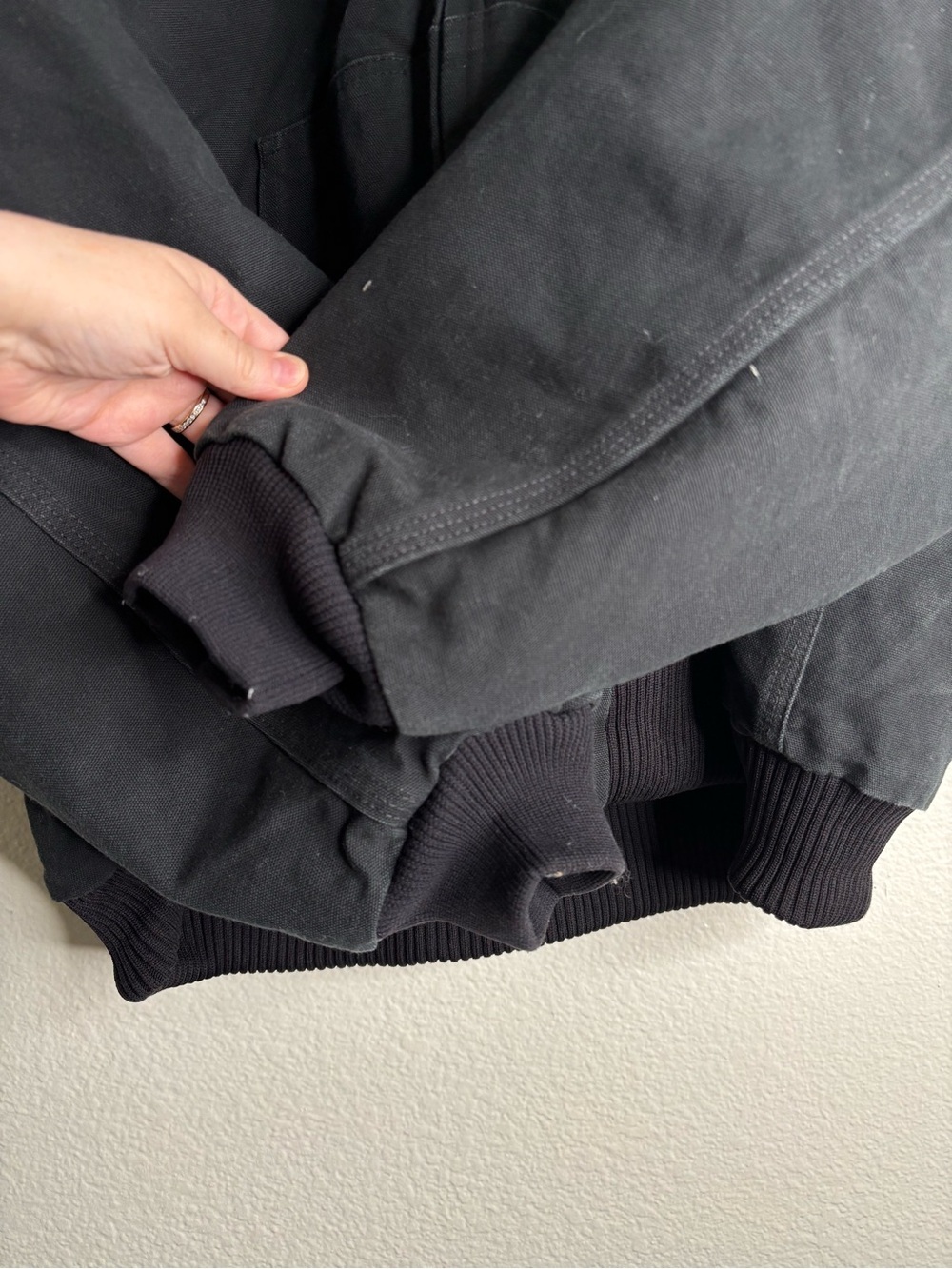 Carhartt ICONIC J140 FIRM DUCK ACTIVE JAC Black size 2XL - Picture 5 of 9
